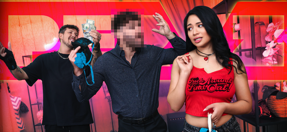 Risky Business in “Please, Don’t Call Security!” starring Scarlett Alexis & Ken Feels